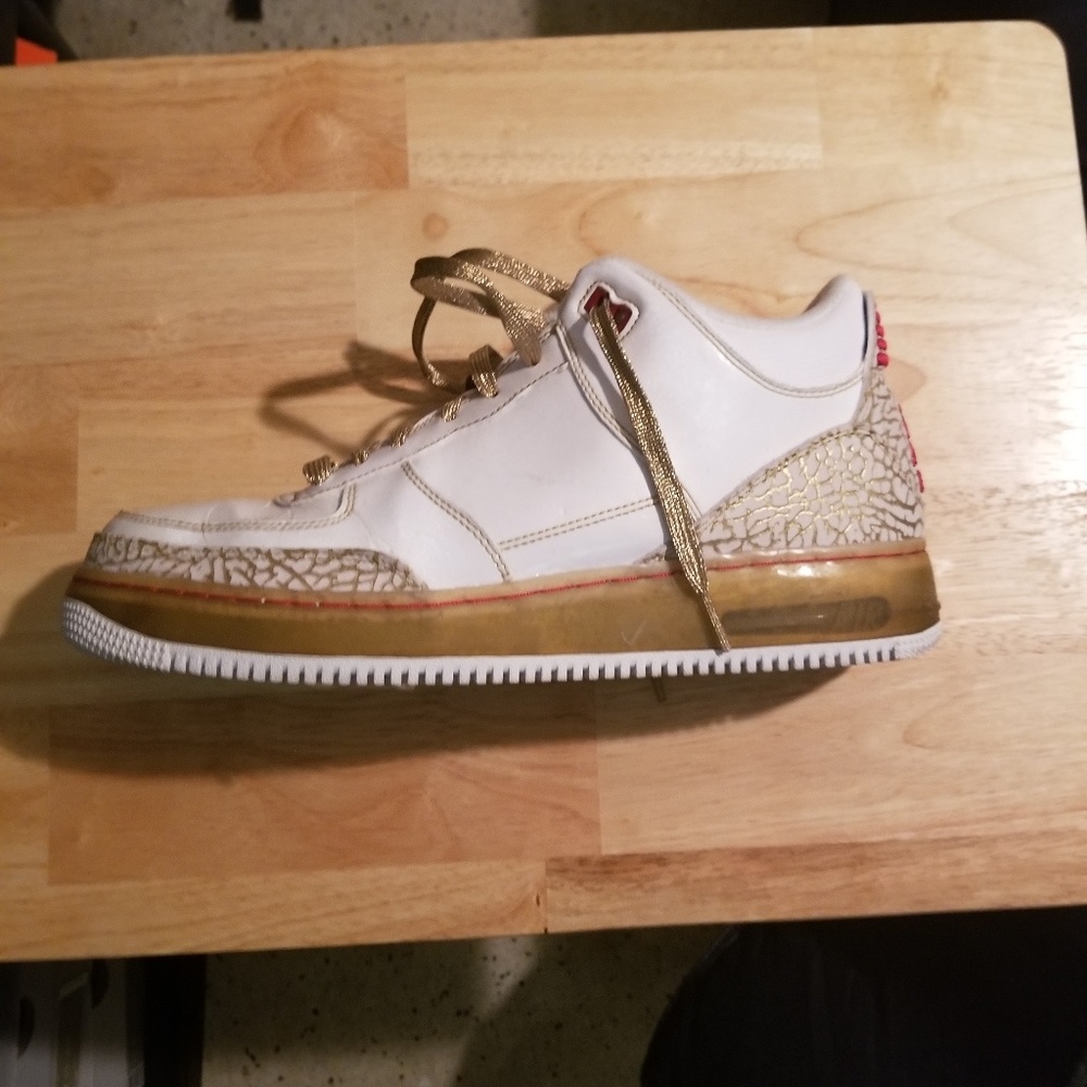 Nike AF1 mixed with Jordan 3